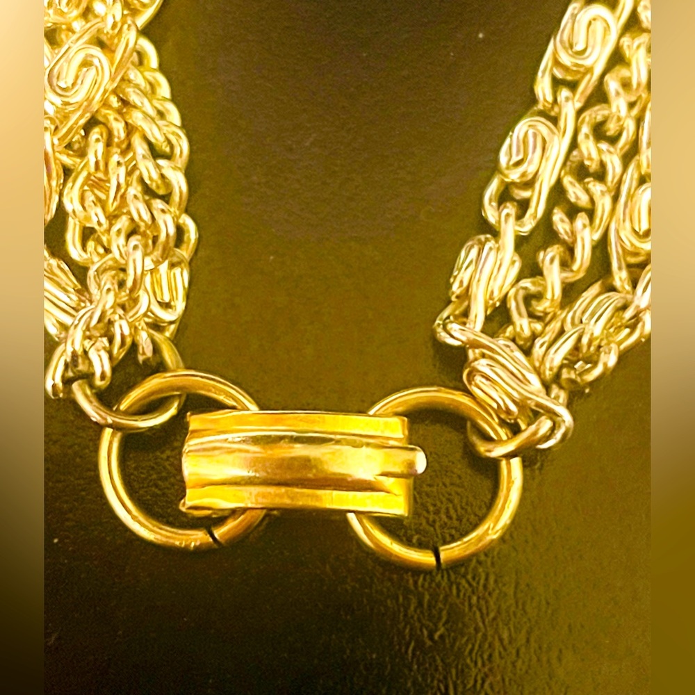 Vintage Multi-Chain Tassel Pendant Necklace - Picture 9 of 9